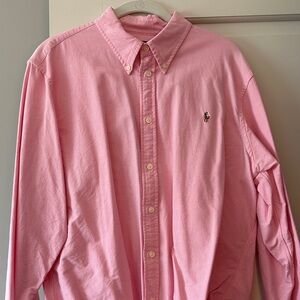 Ralph Lauren Pink Casual Button Down Shirt